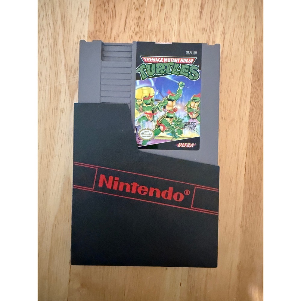 Teenage Mutant Ninja Turtles NES Nintendo Ultra Games TMNT Cartridge NES-U2-USA